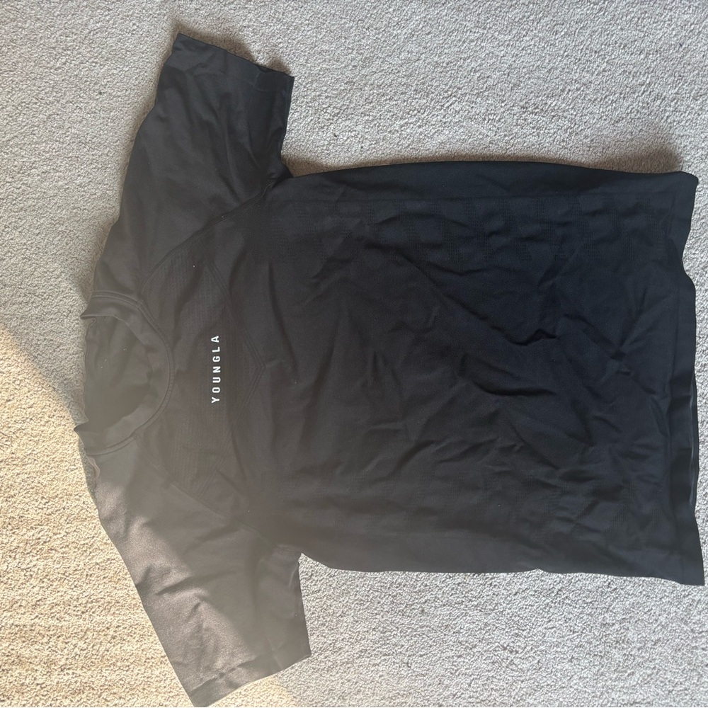YoungLA Men's Black T-Shirt